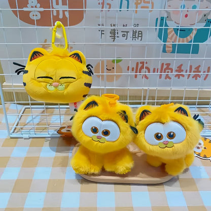 Gantungan Kunci Tas Boneka Kucing Garfield Cat Bulu Halus Gemas Imut Ganci Keychain