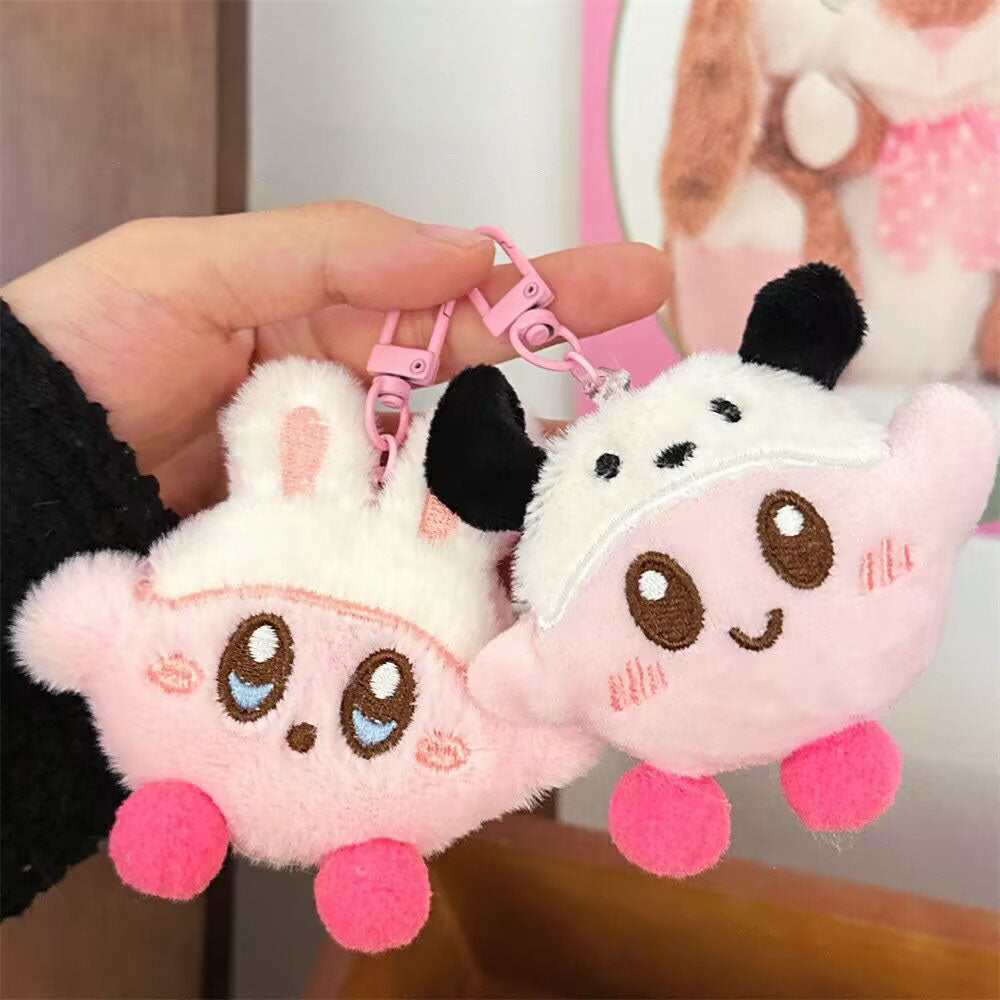 Gantungan Kunci Tas Boneka Karakter Kirby Plush Doll Keychain Kabi