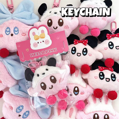 Gantungan Kunci Tas Boneka Karakter Kirby Plush Doll Keychain Kabi
