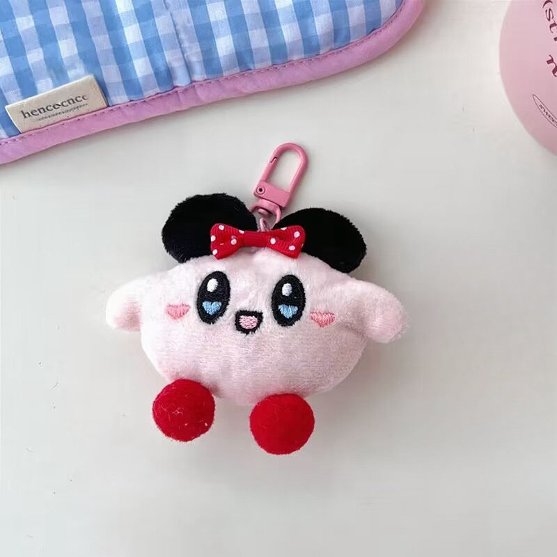 Gantungan Kunci Tas Boneka Karakter Kirby Plush Doll Keychain Kabi