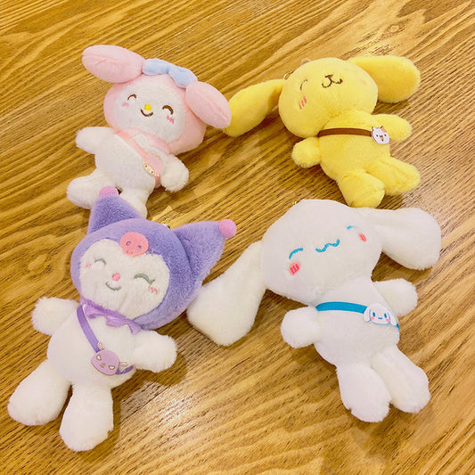 Gantungan Kunci Tas Boneka Sanrio Karakter Kuromi Melody Cinnamoroll Standing Ganci Keychain