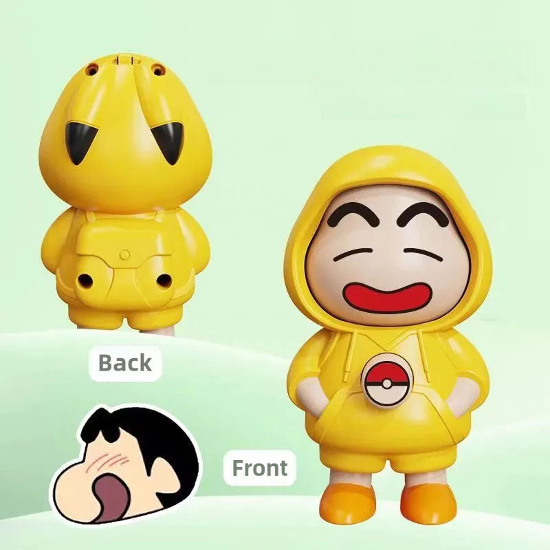 Gantungan Kunci Ganti Muka Wajah Shinchan Capybara Change Face Changing Keychain Ganci