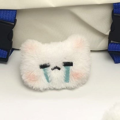Gantungan Kunci Boneka Squeaky Cute Bear Star Beruang Bintang Pendant Bag Charm Keychain MCE4936