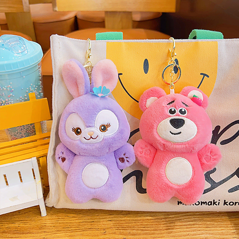 Gantungan Kunci Tas Boneka Pikachu Stella Linabell Lotso Lucu Bag Keychain