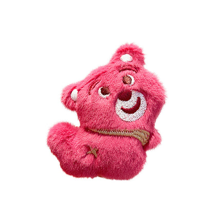 Pin Bros Boneka Karakter Lucu Aksesoris Tas Jaket Lotso Pooh Kitty Cat Pocha Dog