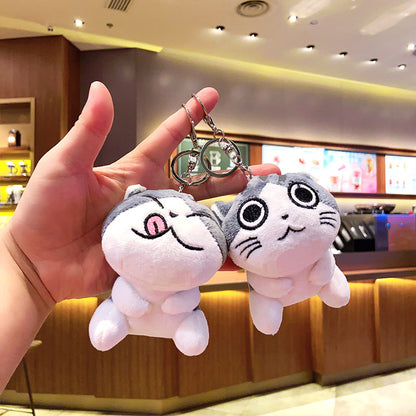 Gantungan Kunci Tas Boneka Kucing Jepang Mata Besar Ganci Chi Cat Keychain