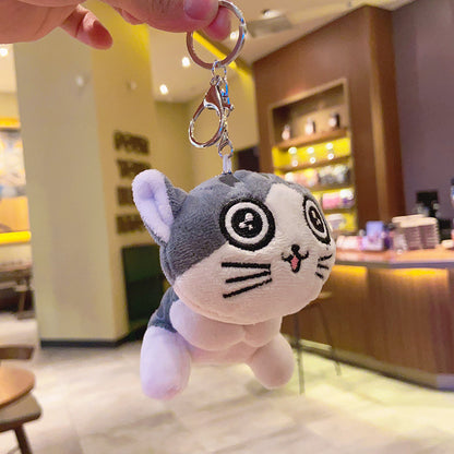 Gantungan Kunci Tas Boneka Kucing Jepang Mata Besar Ganci Chi Cat Keychain