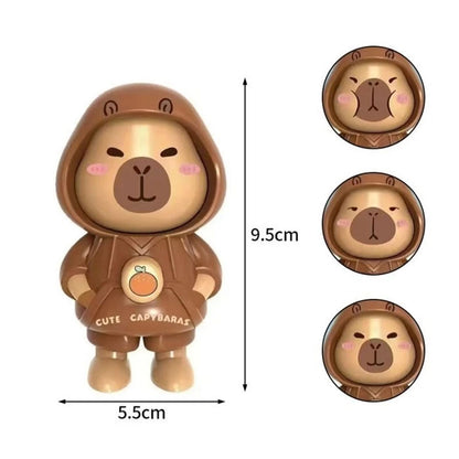 Gantungan Kunci Ganti Muka Wajah Shinchan Capybara Change Face Changing Keychain Ganci