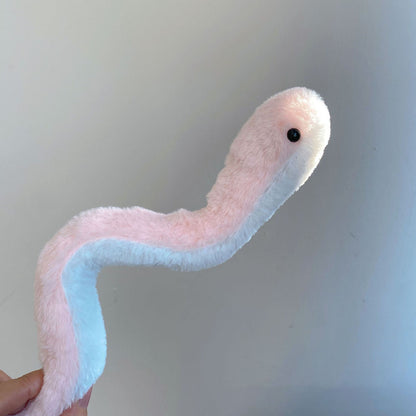 Boneka Maskot Tahun Ular Lucu Simulasi Snake Mainan Kreatif Dapat Dililitkan ke Tangan