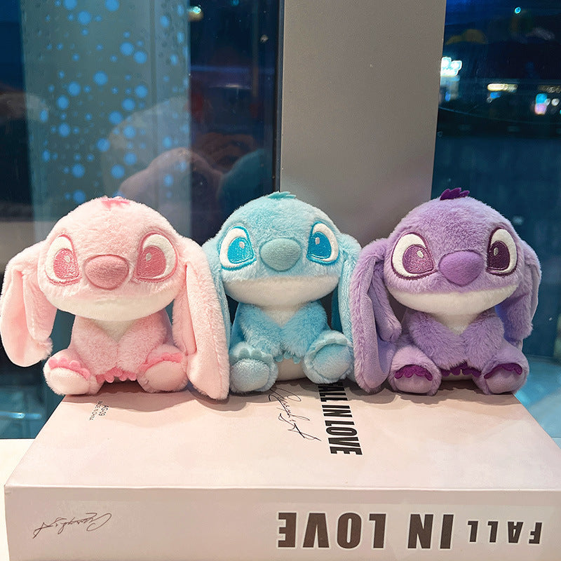 Gantungan Kunci Tas Boneka Karakter Stitch Gemas Lucu Ganci Keychain