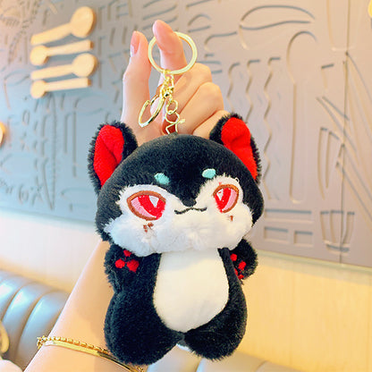 Gantungan Kunci Tas Boneka Hewan Rubah Lucu Ganci Fox Animal Keychain