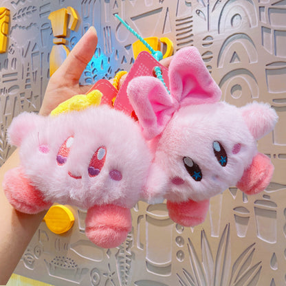 Gantungan Kunci Tas Boneka Karakter Kirby Plush Doll Keychain Kabi
