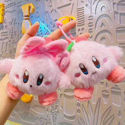 Gantungan Kunci Tas Boneka Karakter Kirby Plush Doll Keychain Kabi