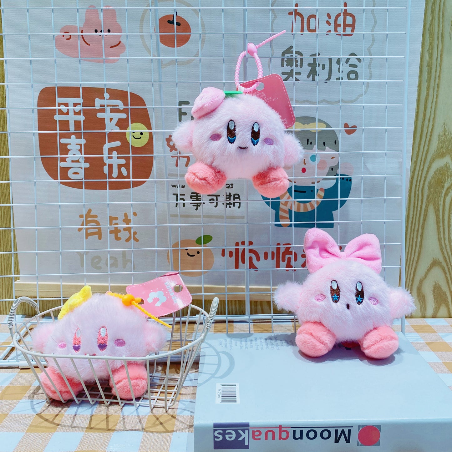 Gantungan Kunci Tas Boneka Karakter Kirby Plush Doll Keychain Kabi