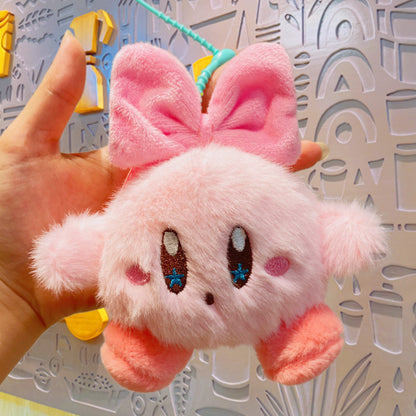 Gantungan Kunci Tas Boneka Karakter Kirby Plush Doll Keychain Kabi