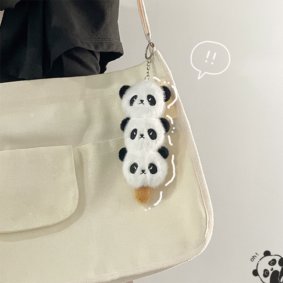 Gantungan Kunci Boneka Sate Panda Tanghulu Bag Plush Keychain KCE8765
