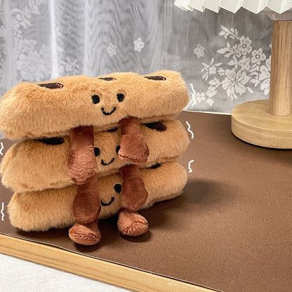 Gantungan Kunci Boneka Roti Croissant Bread Plush Keychain KCE9049
