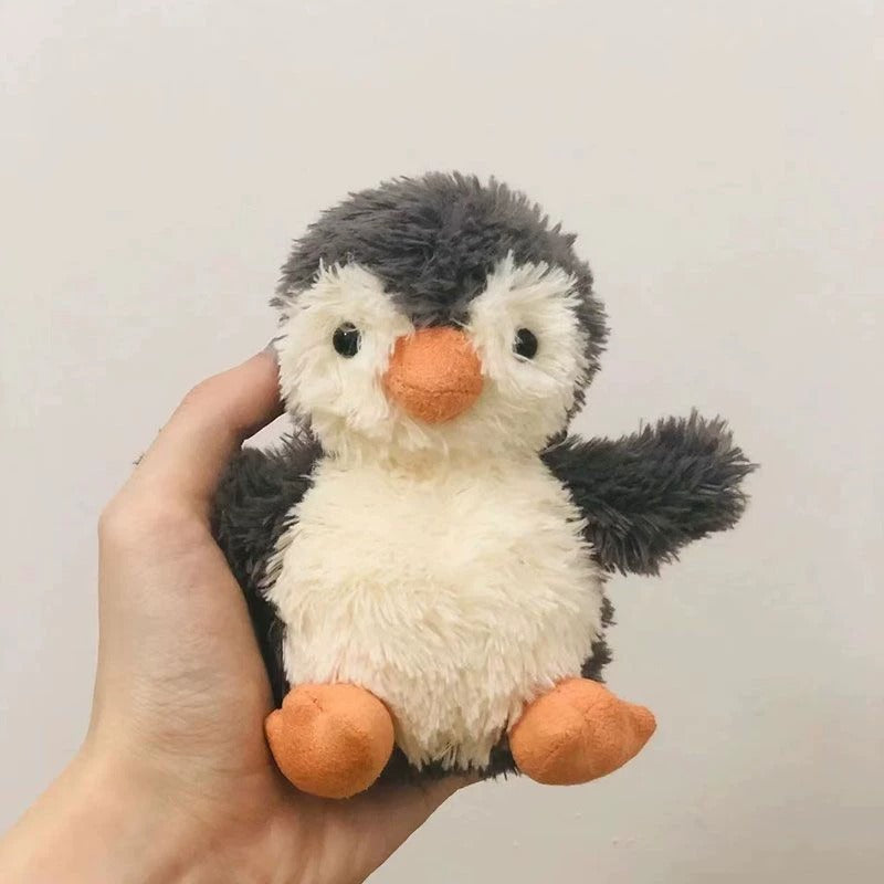 Gantungan Kunci Boneka Penguin Fluffy Lucu Gemas KCE9185