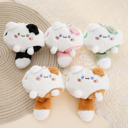 Boneka Kucing Ekor Besar Gantungan Kunci Lucu Big Tail Cat Bag Charm MCEW7877