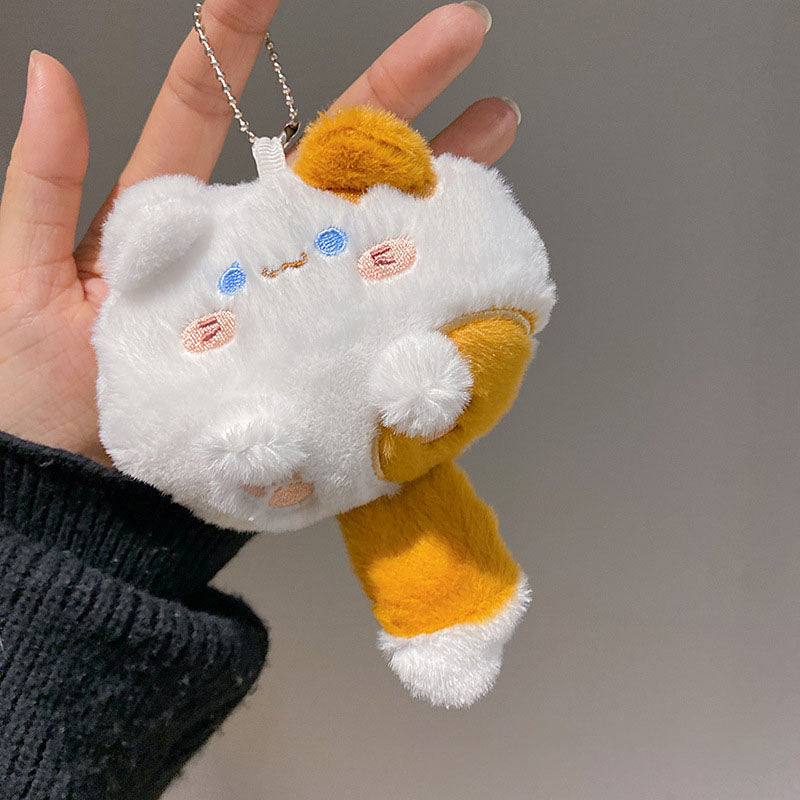 Boneka Kucing Ekor Besar Gantungan Kunci Lucu Big Tail Cat Bag Charm MCEW7877