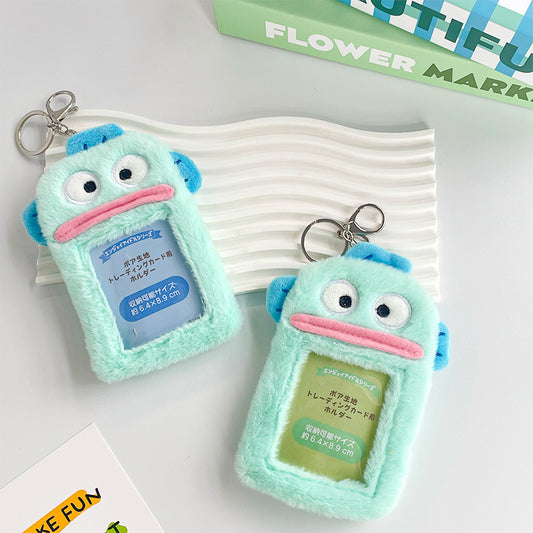 Plush Photocard Case Photo Card Holder Boneka Gantungan Kunci ID Card Keychain Hangyodon KCO4073