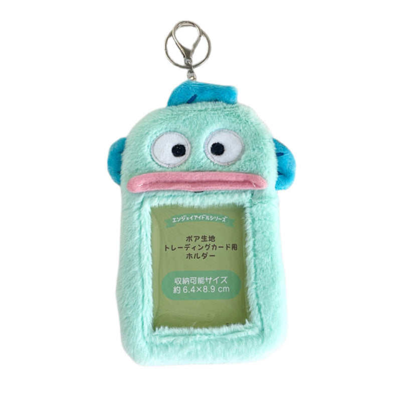 Plush Photocard Case Photo Card Holder Boneka Gantungan Kunci ID Card Keychain Hangyodon KCO4073