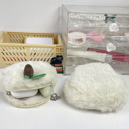Dompet Boneka Buah Pir Pear Resleting Pouch Tempat Make Up Kosmetik Koin Kunci KCO4147