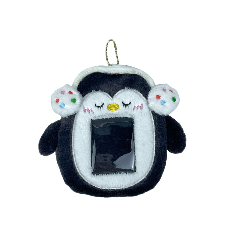 Plush Photocard Case Photo Card Holder Boneka Gantungan Kunci ID Card Keychain Penguin KCO4387
