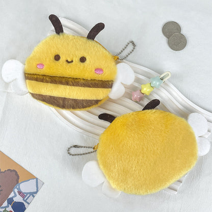Dompet Boneka Tawon Resleting Little Bee Pouch Tempat Make Up Kosmetik Koin Kunci KCO4437