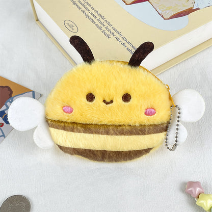 Dompet Boneka Tawon Resleting Little Bee Pouch Tempat Make Up Kosmetik Koin Kunci KCO4437