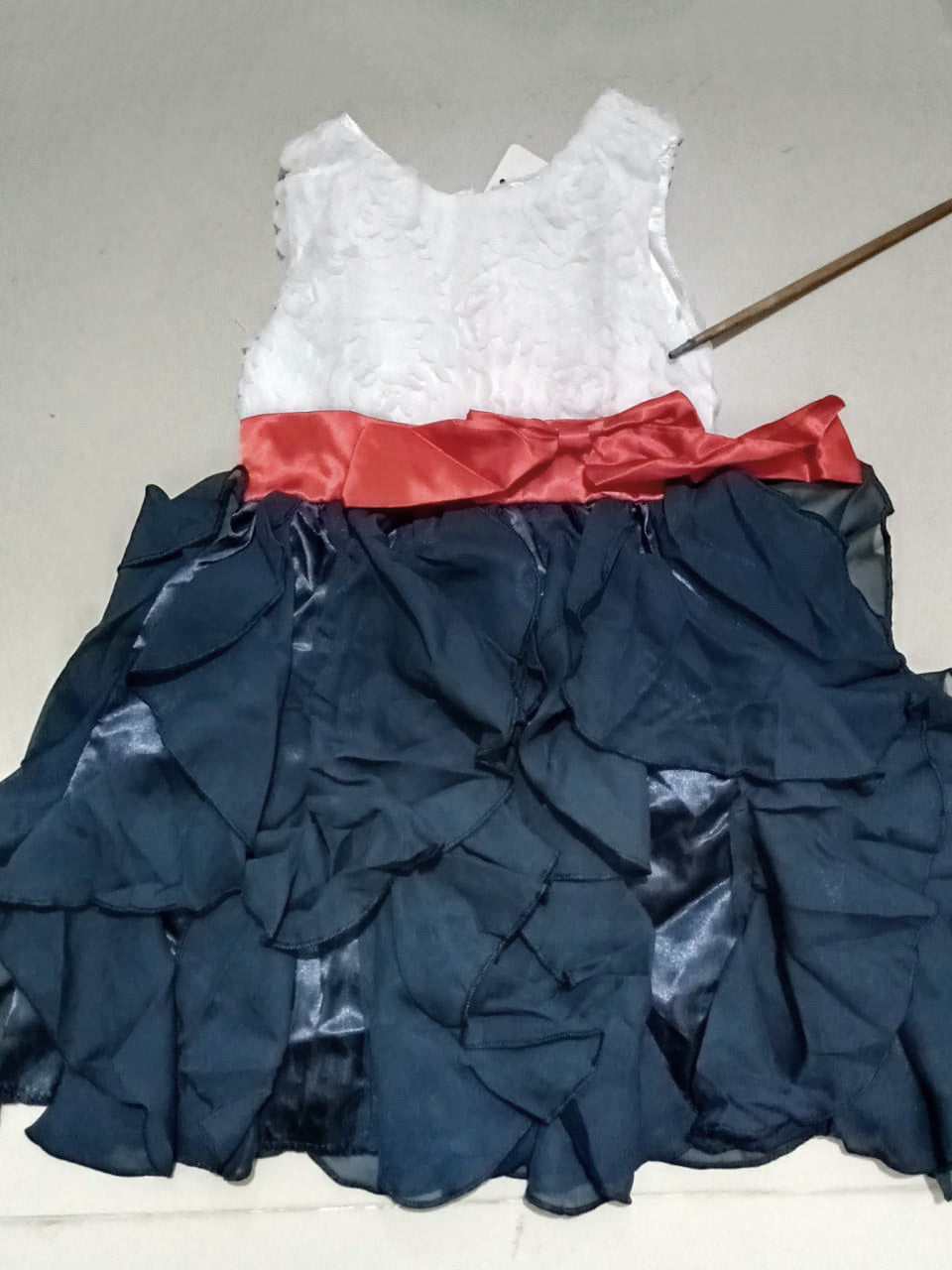 Girl Dress Flower Princess Flounced