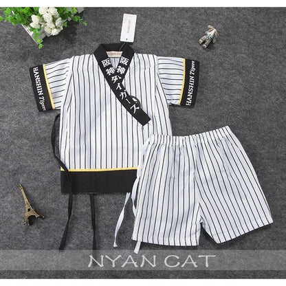 Boy Japanese Kimono Set Hanshin Tigers