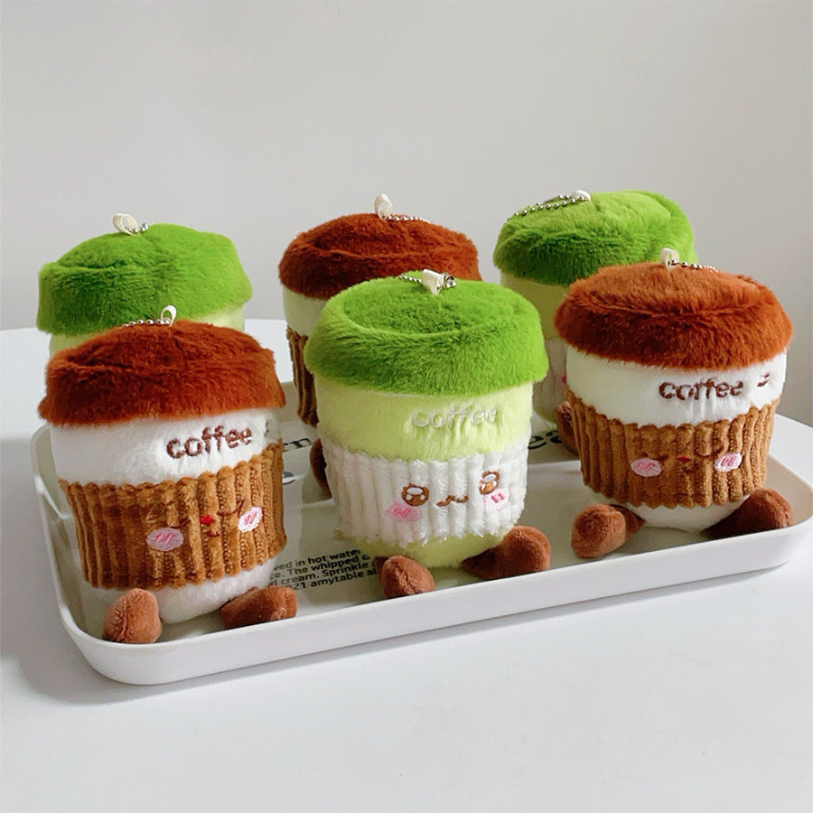 Gantungan Boneka Teko Imut Pot Sandwich Snack Keychain Bag Charm Aksesoris Tas