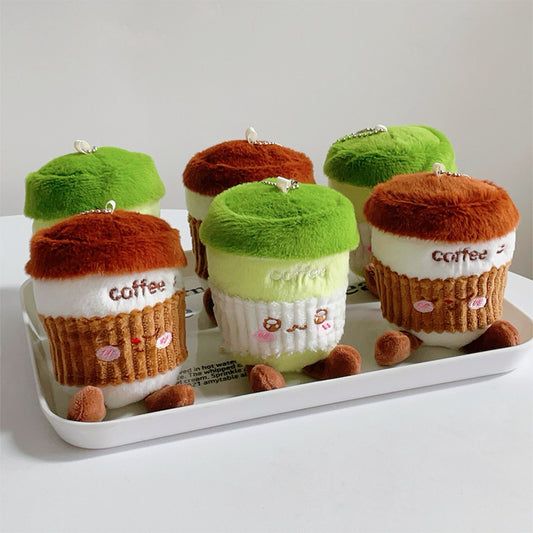 Gantungan Boneka Teko Imut Pot Sandwich Snack Keychain Bag Charm Aksesoris Tas