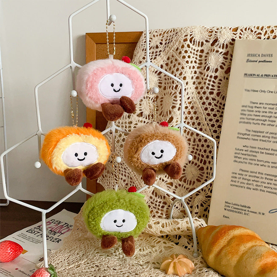 Gantungan Boneka Slice Roll Cake Birthday Kue Ulang Tahun MCE0179