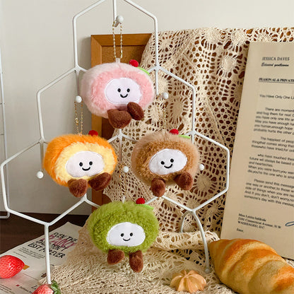 Gantungan Boneka Slice Roll Cake Birthday Kue Ulang Tahun MCE0179