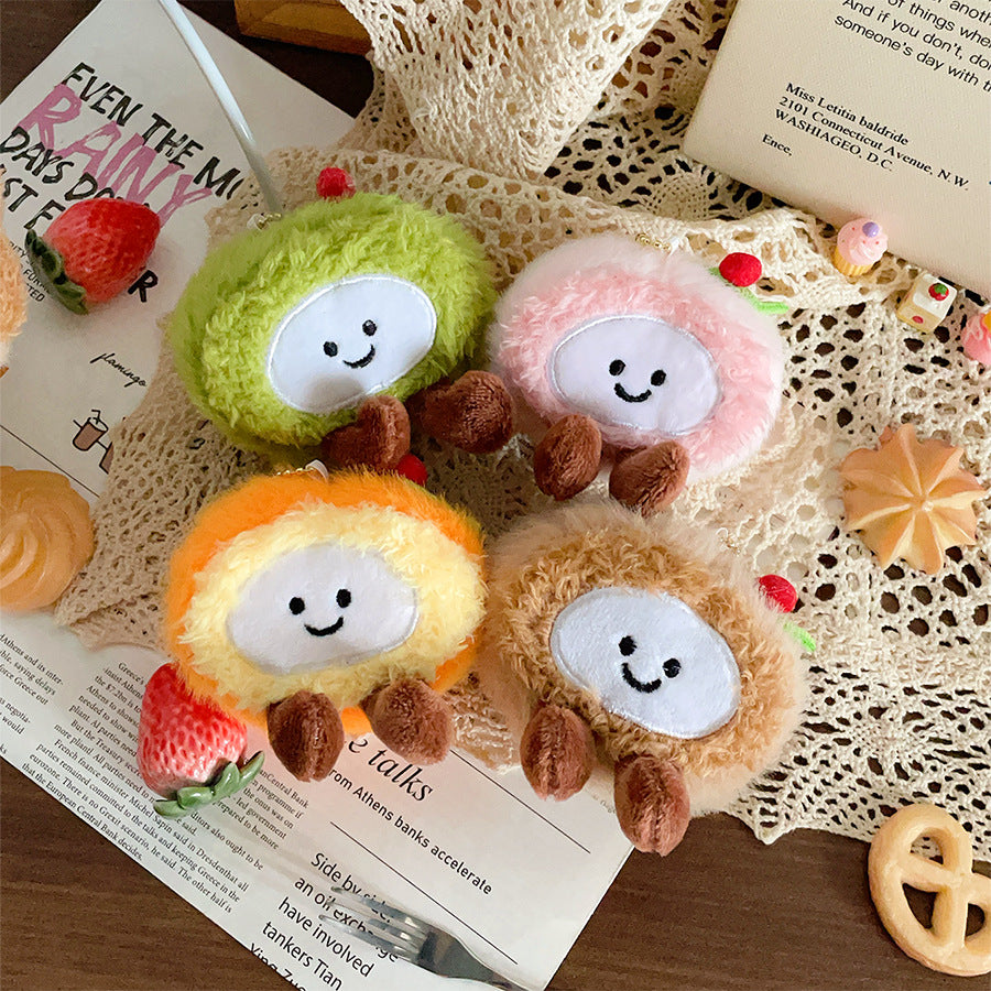 Gantungan Boneka Slice Roll Cake Birthday Kue Ulang Tahun MCE0179