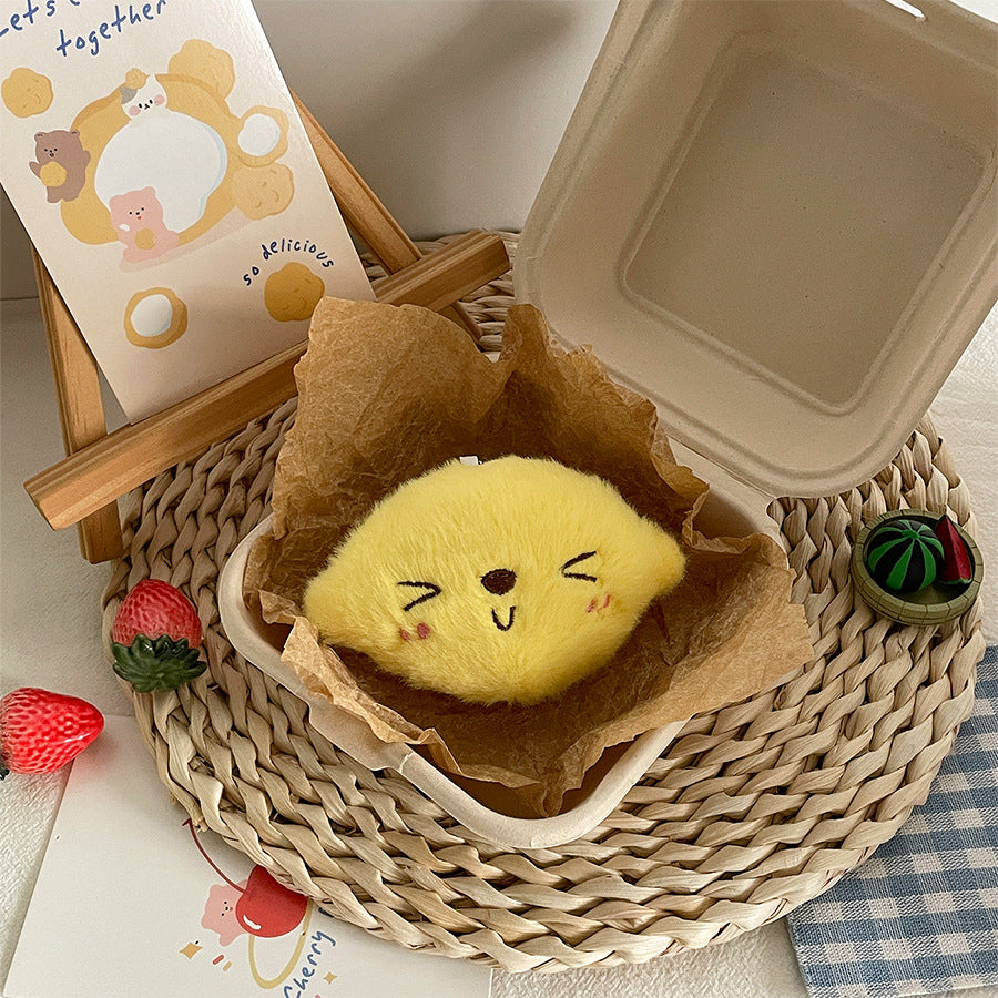 Gantungan Kunci Tas Boneka Buah Buahan Fruit Ekspresi Imut Ganci Nanas Mangga Ceri Apel Jeruk Keychain MCE0211