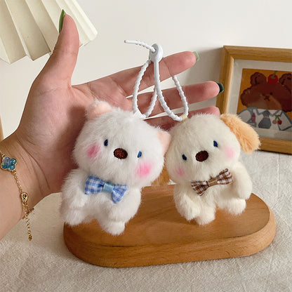 Gantungan Kunci Tas Boneka Anjing Corgi Spaniel Puppy Fluffy Keychain MCE0261