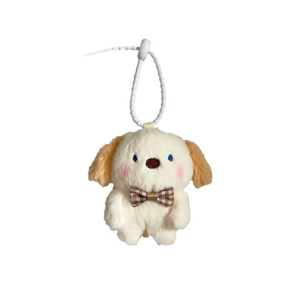 Gantungan Kunci Tas Boneka Anjing Corgi Spaniel Puppy Fluffy Keychain MCE0261