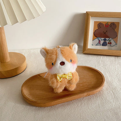 Gantungan Kunci Tas Boneka Anjing Corgi Spaniel Puppy Fluffy Keychain MCE0261