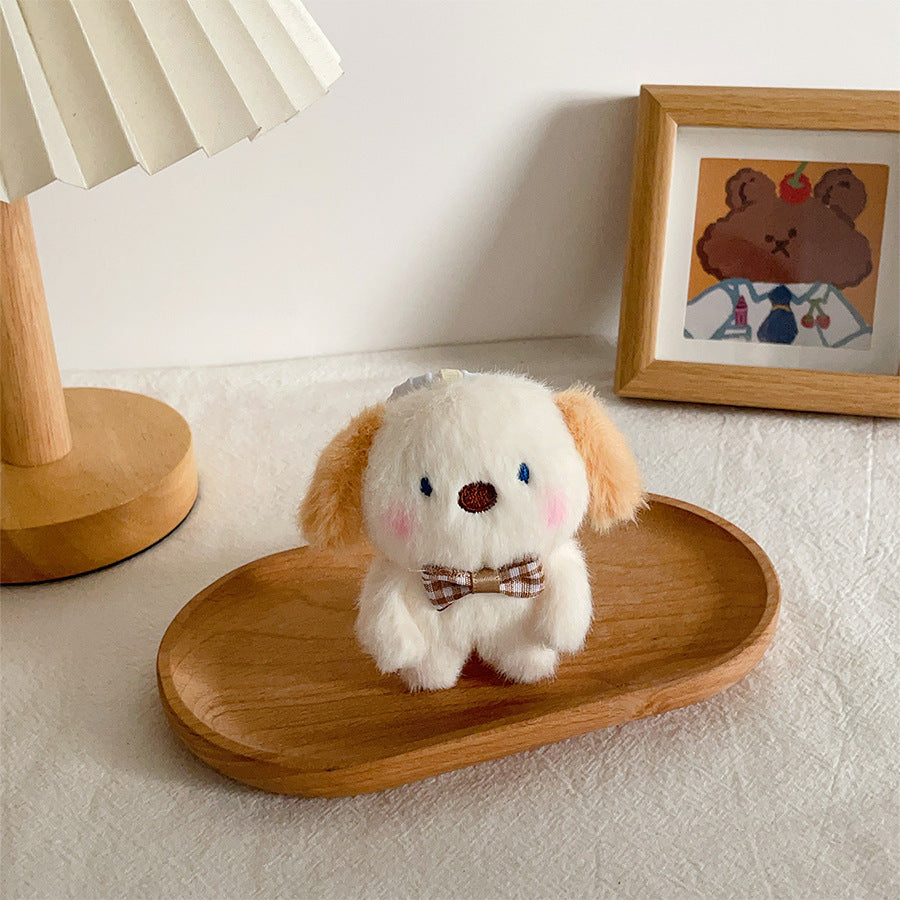 Gantungan Kunci Tas Boneka Anjing Corgi Spaniel Puppy Fluffy Keychain MCE0261