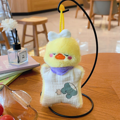 Ganci Boneka Karakter Hewan Plush Keychain Animal Wristbands Beanbag Plush Toys