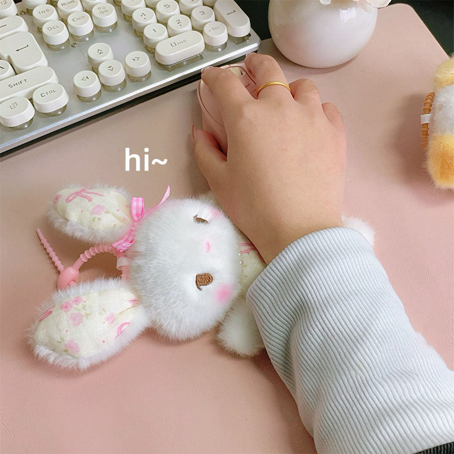 Ganci Boneka Karakter Hewan Plush Keychain Animal Wristbands Beanbag Plush Toys
