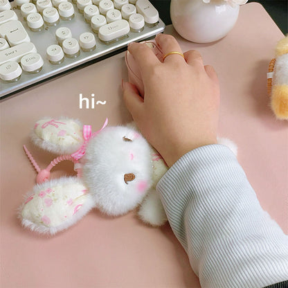 Ganci Boneka Karakter Hewan Plush Keychain Animal Wristbands Beanbag Plush Toys
