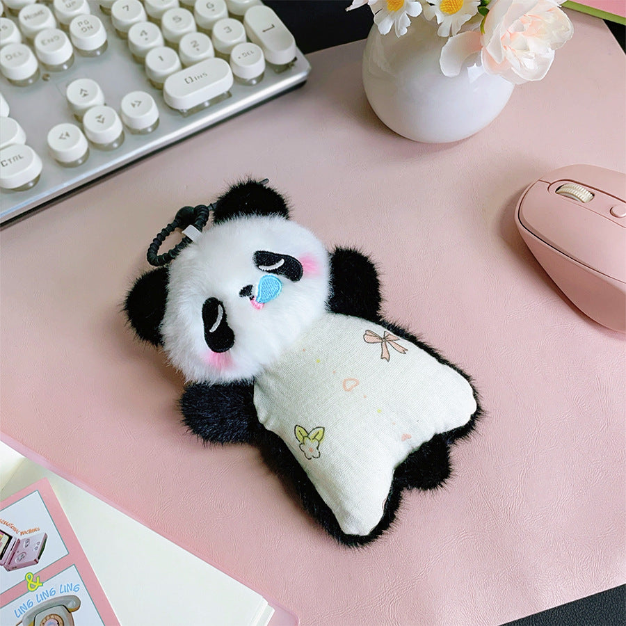 Ganci Boneka Karakter Hewan Plush Keychain Animal Wristbands Beanbag Plush Toys