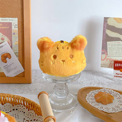 Gantungan Kunci Boneka Cake Animal Roti Lucu Pudding Keychain Plush Doll MCE10005