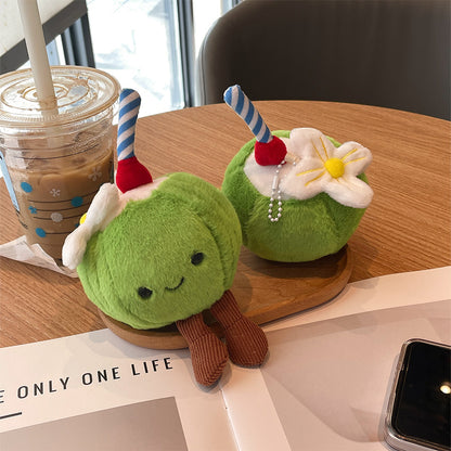 Gantungan Boneka Teko Imut Pot Sandwich Snack Keychain Bag Charm Aksesoris Tas