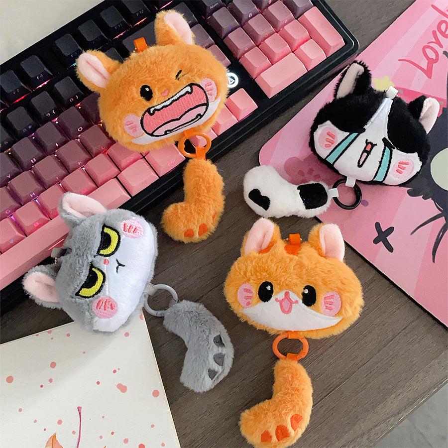 Gantungan Hewan Kartun Ekor Kucing Lucu Tail Cat Animal Bag Charm Aksesoris Tas MCE10159