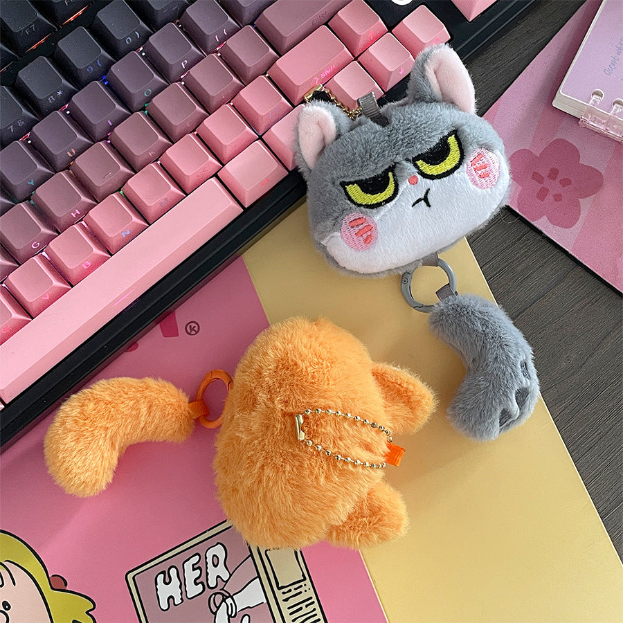 Gantungan Hewan Kartun Ekor Kucing Lucu Tail Cat Animal Bag Charm Aksesoris Tas MCE10159